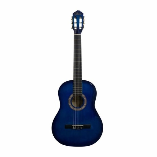 [GS851-LBR/BAG] GUITARRA CLASICA SARA, 39", INCLUYE FUNDA, COLOR AZUL/NEGRO