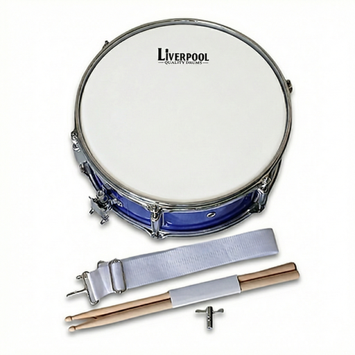 [SD300M-MB] REDOBLANTE LIVERPOOL, INCLUYE ESTUCHE, INCLUYE BAQUETAS, COLOR AZUL