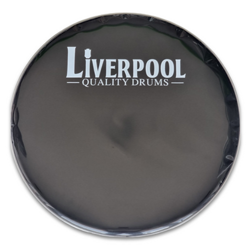 [PB22] PARCHE P/BOMBO LIVERPOOL, 22", COLOR NEGRO