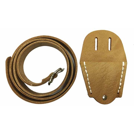 [LYRA-BELT] CINCHO BOCHELI, PARA LIRA, AJUSTABLE A VARIAS MEDIDAS, COLOR CAFÉ