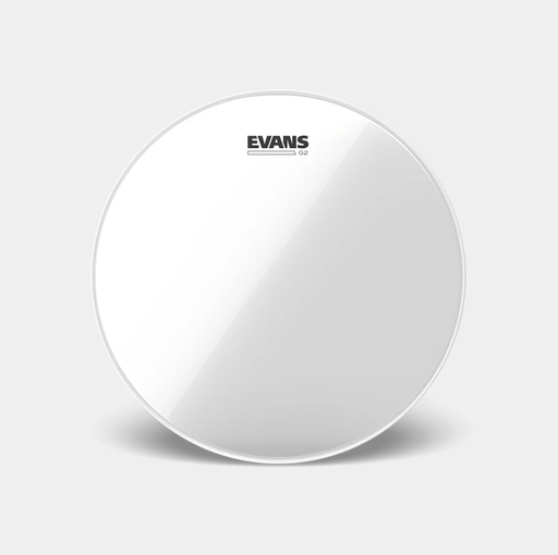 [TT13G2] PARCHE EVANS, PARA TAMBOR (TOM) DE 13", SERIE G2, DOBLE CAPA, TRANSPARENTE