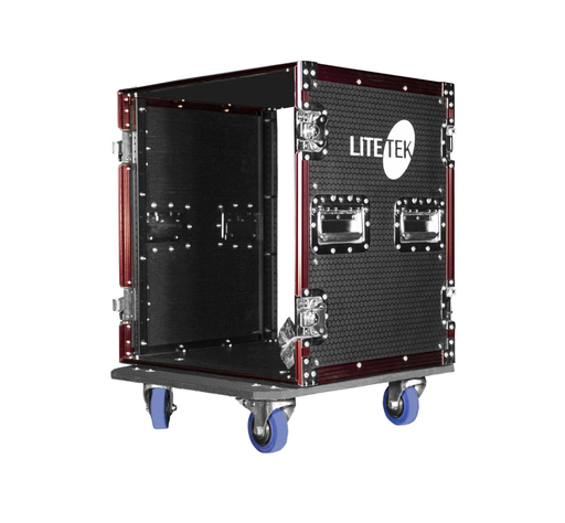 [RACK16] HARD CASE, RACK DE GIRA PROFESIONAL, LITE TEK, CON RUEDAS, 16U