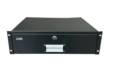 [LU-D12] ESTUCHE, TIPO GAVETA, (CASE) LUNA, PARA RACK, 2U, INCLUYE ESPUMA DE EVA, MULTI-PROPOSITO, LLAVE DE SEGURIDAD INCLUIDA, COLOR NEGRO.