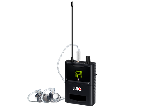 [LU-50BPMI] BODYPACK, RECEPTOR LUNA, PARA SISTEMA DE MONITOREO, INCLUYE IN-EARS, RANGO DE FRECUENCIA: 581-615 Mhz, COMPATIBLE CON SISTEMA LU-50MI