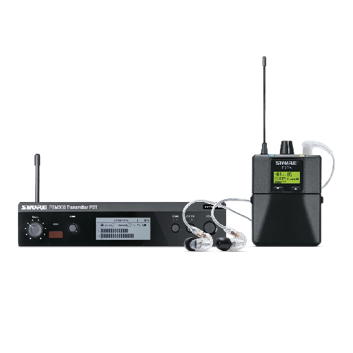 [P3TRA215CL-G20] SISTEMA INALAMBRICO DE MONITOREO SHURE,  SERIE PSM300, CON AUDIFONOS SE215