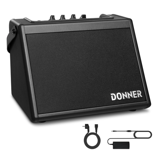 [DDA-20] AMPLIFICADOR (MONITOR) DONNER PARA BATERIA ELECTRICA, 20 WATTS RMS, CLASE D, PORTATIL