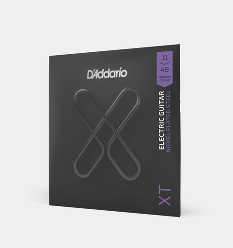 [XTE1149] SET DE CUERDAS D'ADDARIO, PARA GUITARRA ELECTRICA, METAL, CALIBRE .11/49 XT NICKEL PLATED STEEL, MEDIUM, COATED