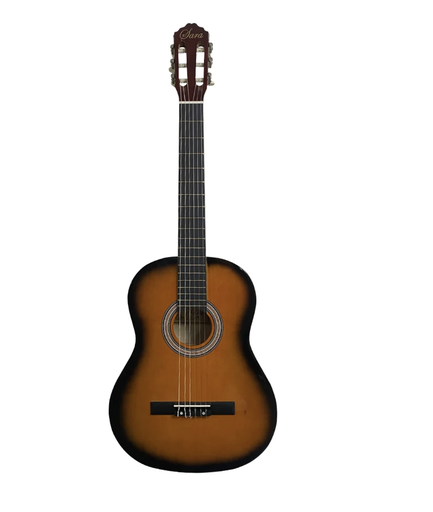 [GS851E-SB] GUITARRA ELECTROCLASICA SARA, 39 PULGADAS, SUNBURST, CON FUNDA