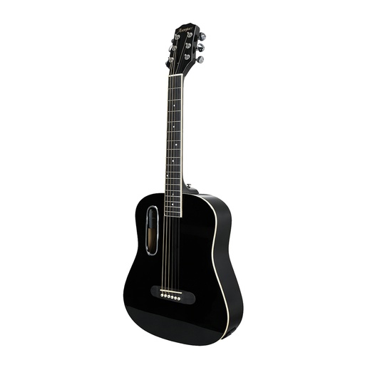[BLK 39] GUITARRA ELECTROACUSTICA ARANJUEZ, SERIE LAVA, 39", MADERA, NEGRO, INCLUYE ESTUCHE
